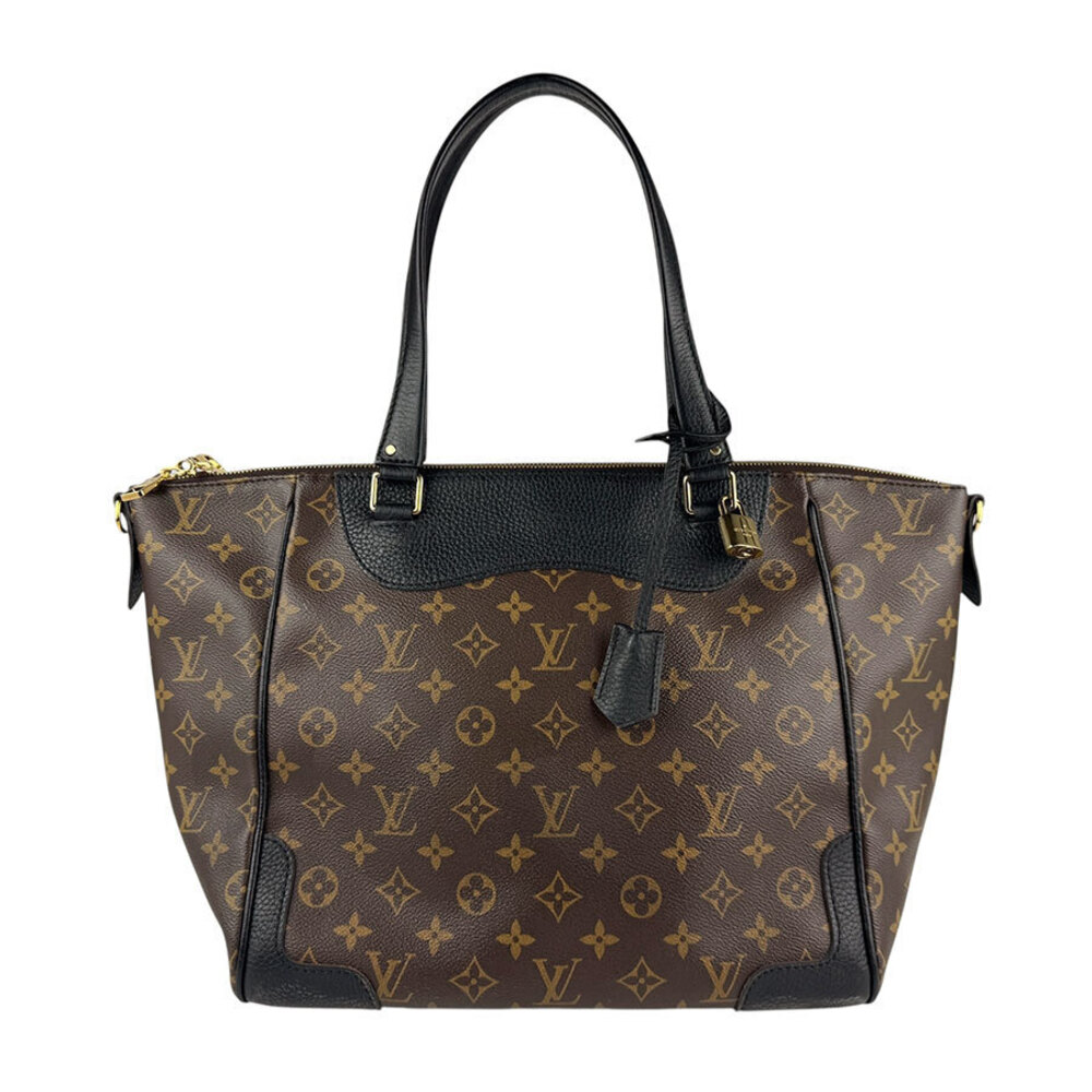 Louis Vuitton Monogram Estrella Canvas Leather Shoulder Bag Gold Black